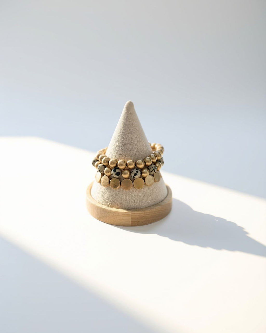 Spotted in Gold Bracelet Stack