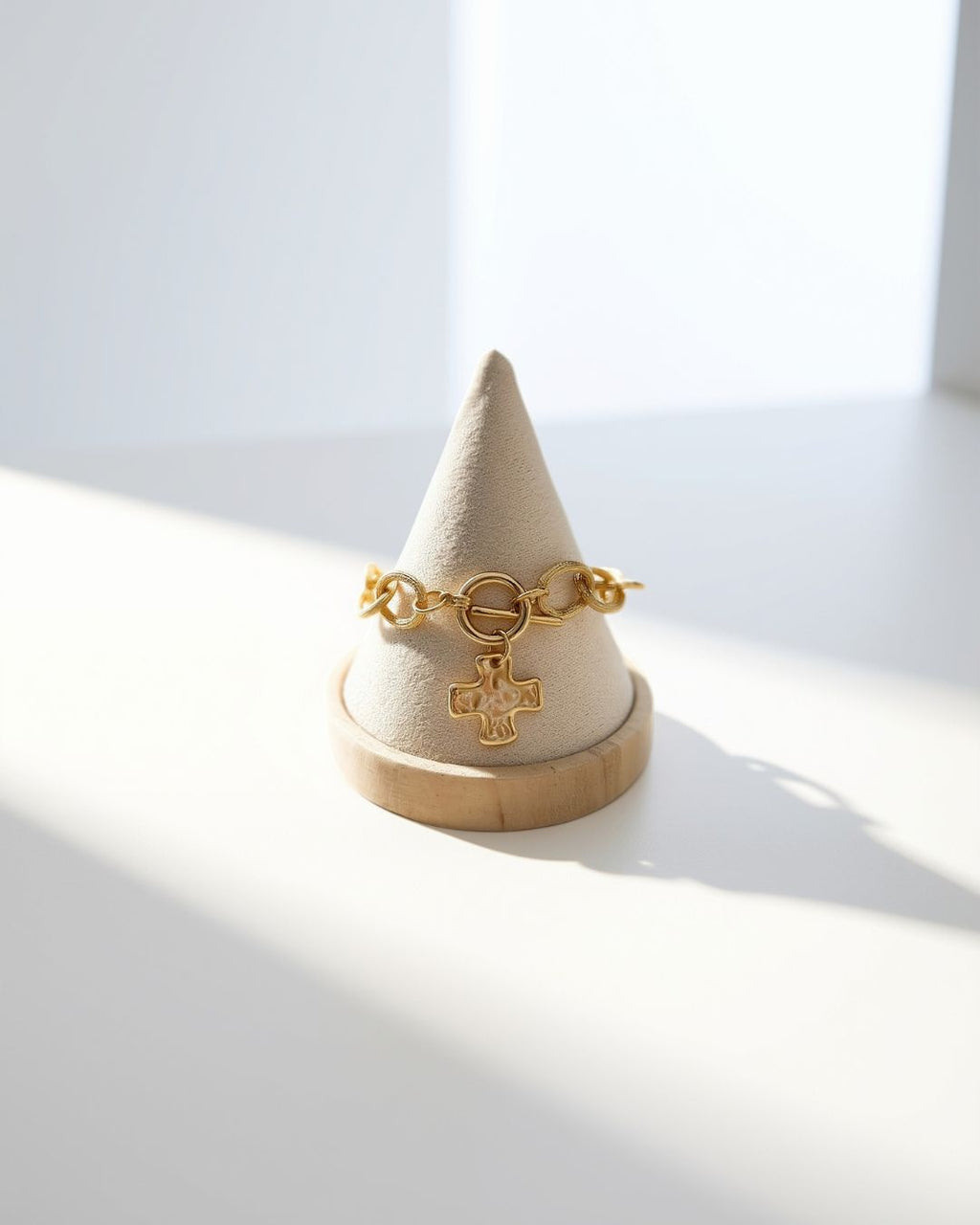Golden Cross Bracelet