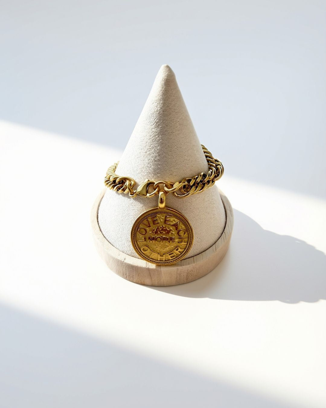 Love More Coin Bracelet