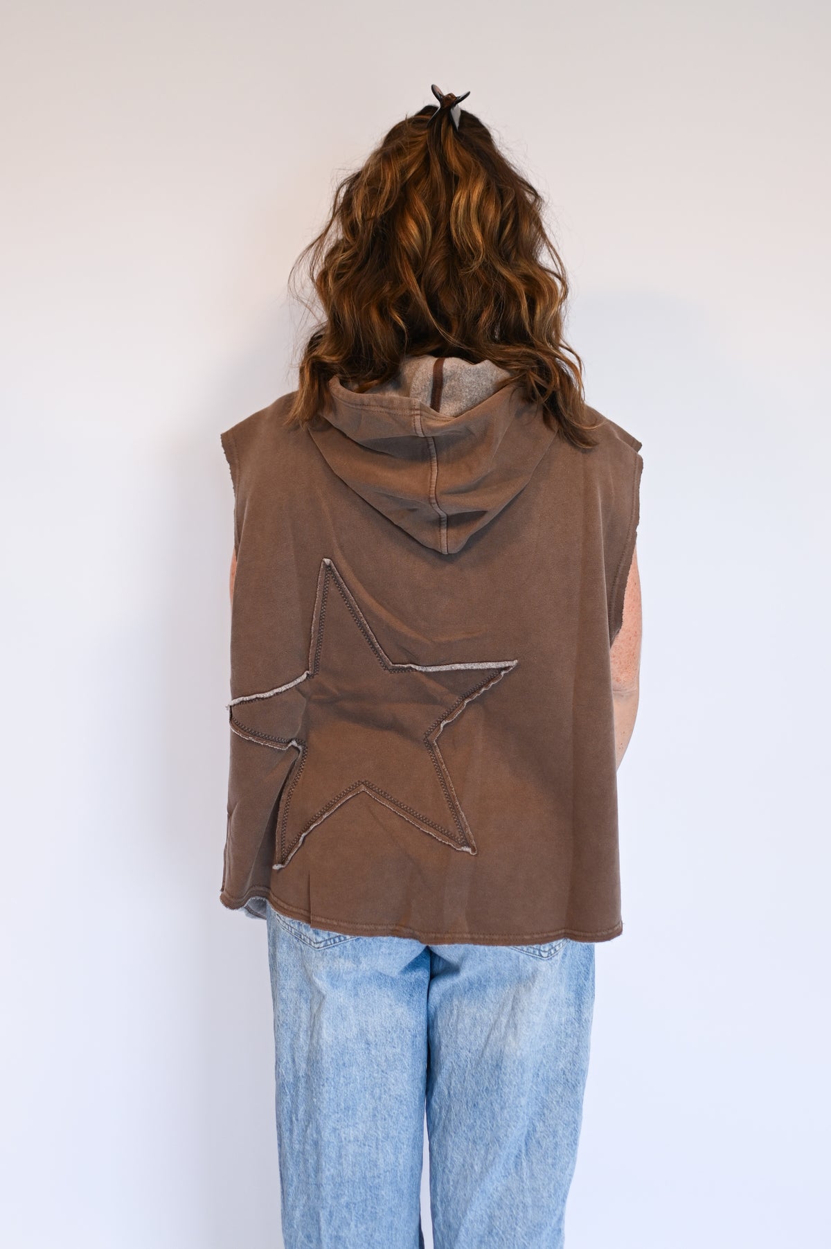 Stevie Star Sleeveless Hoodie