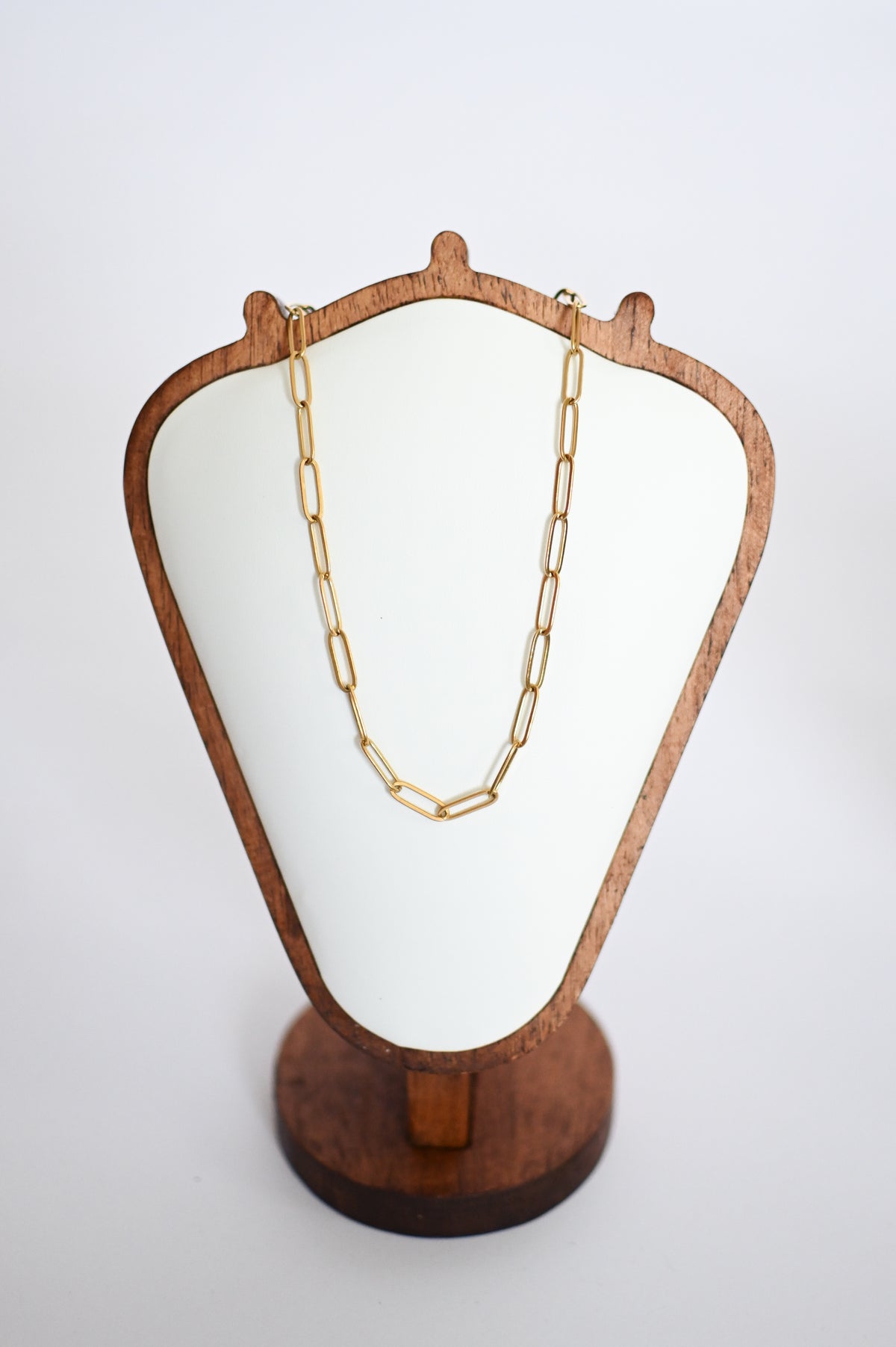 Gold Chain Link Necklace