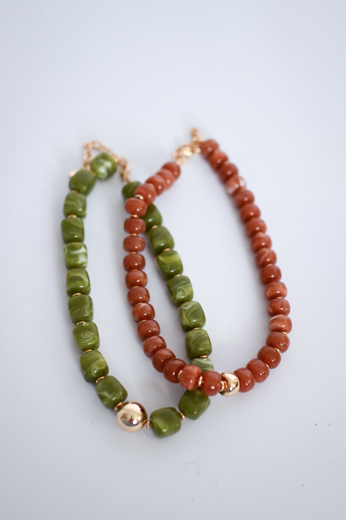 Chestnut Beaded Necklace