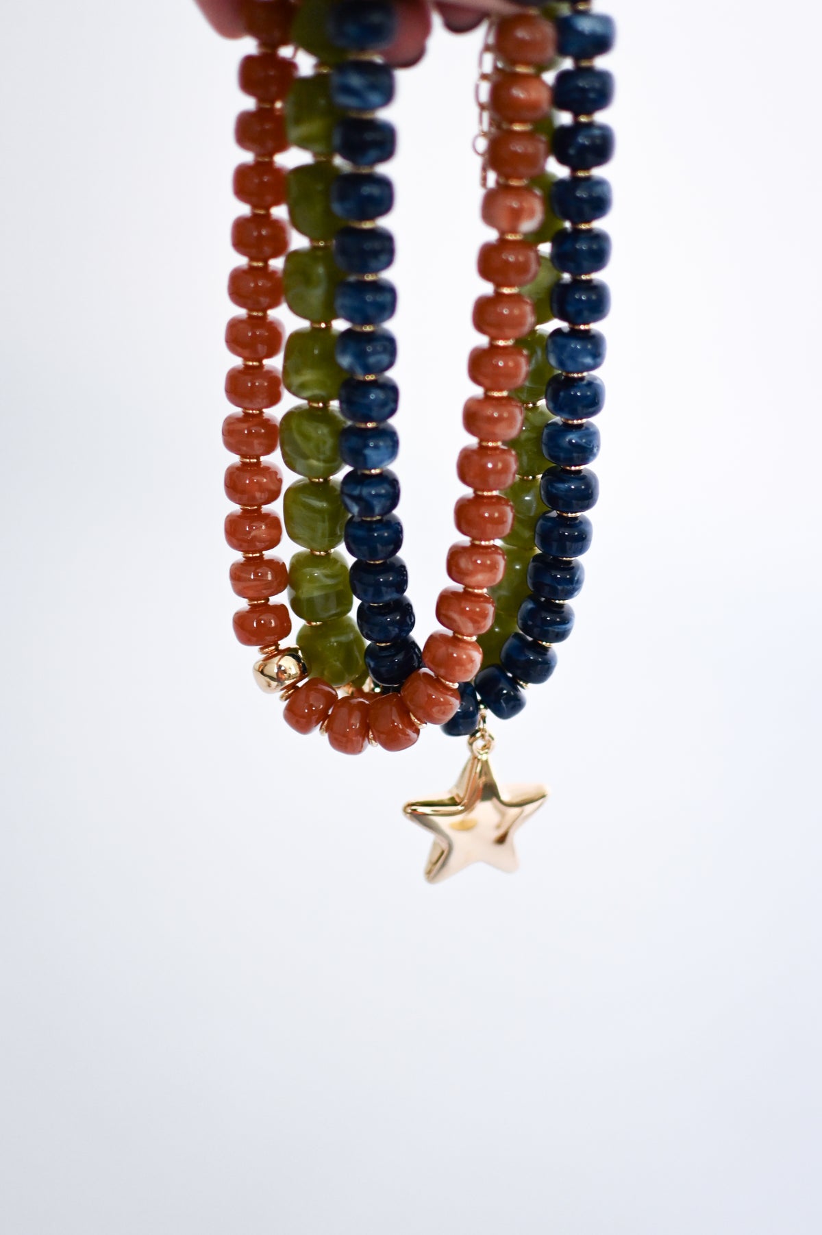 Moss Beaded Necklace
